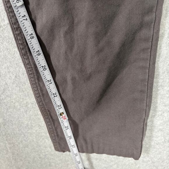 Blue Mountain Pant Womens 10 Flannel Lined Insulated Thermal Warm Red Soft 31x28 - Picture 8 of 13